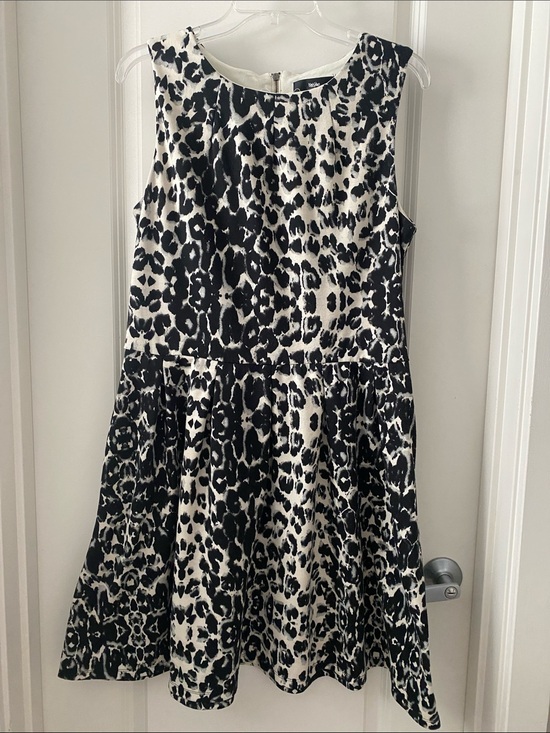 Mossimo Supply Co. Dresses & Skirts - Mossimo Supply Co. Black and White Leopard Print Sleeveless Dress